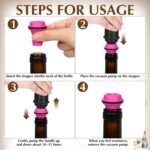 Leinuosen 24 Pcs Wine Vacuum Bottle Stoppers Multicolor Wine Bottle Caps to Preserve Freshness, Stylish and Durable, Reusable Pump Vacuum for Bar Parties Gifts(Red,Blue,Purple) - Image 4