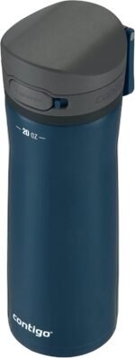 Contigo Jackson Chill 2.0, Vacuum-Insulated Stainless Steel Water Bottle with Secure Lid, Leak-Proof Travel Friendly, 20oz Capacity, Blueberry Color, Keeps Drinks Cold for 12 Hours - Image 3