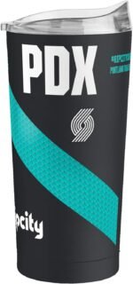 FANMATS NBA City Edition 20 oz Stainless Steel Tumbler – Insulated & Durable Double Wall Powder Coat Finish - City Edition Design, Keep Drinks Hot & Cold For Hours - Image 3
