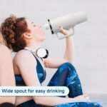 Xxerciz Leak Proof Lid for Stanley 40 oz Tumbler Quencher, Spill Proof Replacement Lid for Stanley Cup Accessories ProTour 40oz, Reusable Tumbler Lid Cover with Wide Mouth for Travel, White - Image 7