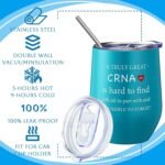 Sieral 6 Pcs CRNA Nurse Appreciation Gifts 12oz Anesthesia Stainless Steel Tumbler with Lid Thank You Coffee Mugs Bulk CRNA Thank You Gift for Anaesthetists Nurse Doctor Retirement Gifts - Image 4