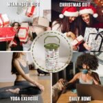 Christmas Tumbler with Handle and Straw Green Xmas Trees Joy Snowflakes Tumbler Insulated Stainless Steel Cups Xmas Coffee Travel Mug Winter Merry Christmas Gifts Decor-30 OZ - Image 8