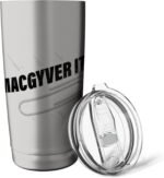 MacGyver MacGyver It Logo Stainless Steel Insulated Tumbler - Image 4