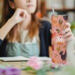 Chicken Gifts For Women Gifts For Chicken Lovers Crazy Fowl Meat Lady Gift Tumbler With Lid And Straw 20oz Stainless Steel Skinny Tumbler Cup Fowl Meat Cup - Image 3