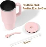 Greant 5 PCS Press in Straw for Hydroflask Tumbler, Replacement Straws for Hydro Flask Tumbler Straw 20 oz, 28 oz, 32 oz, 40 oz - Image 3