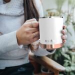 asobu Ultimate Ceramic Travel Mug, 12oz Insulated Stainless Steel Coffee Cup with Handle & Splash-Resistant Lid, Ceramic Lined for Pure Taste, BPA-Free, Double-Wall Vacuum for Hot Drinks - Image 4