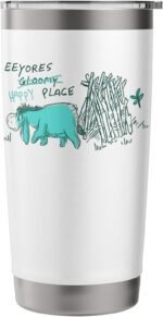 Disney Winnie the Pooh Eeyore's Happy Place Stainless Steel Insulated Tumbler - Image 4