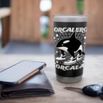 Orcalero-Orcala Funny Italian Brain Red Gen Z Meme Stainless Steel Insulated Tumbler - Image 4