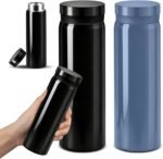 2 Pack 10oz Mini Water Bottle Stainless Steel, Water Bottle Portable Insulated Water Bottle, Leak Proof Metal Mini Water Bottle, Anti-slip Bottom BPA-Free Double Wall Vacuum Design for Coffee Juice - Image 2