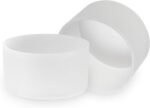 2Pack 3Inch/75mm Clear Silicone Tumbler Bumper, Water Bottle Bottom Protector for 20oz-40oz - Image 2