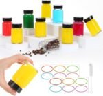 2oz Ginger Shots Bottles 12Pack- Portable Leakproof 2 oz Glass Jars with Lids- Glass Juice Shot Bottles with Caps for Wellness Shot(2 fl. oz, Set of 12) - Image 2