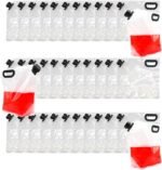 36 Pack 1.3 Gallon 5 Liter Food Grade Drink Carrier Water Pouch with Tamper-Evident Cap, Freezable Collapsible Take Out Beverage Bag for Catering Event Outdoor Sport Camping Hiking Emergency - Image 2