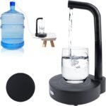 5 Gallon Drinking Water Dispenser Pump, 3 Speed Button Electric Bottle Water Dispenser Pump with Tubes & Coaster for 1-5 Gallon Water Jugs - Image 2