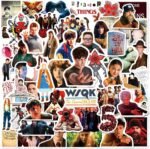 54pcs Cartoon Stranger Movie Things 5 Stickers Pack,Waterproof Vinyl Stickers for Adult Teen Girl Laptop Skateboard Bike Guitar Water Bottle Travel Case Helmet Notebook Scrapbook - Image 2