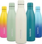 BJPKPK 25oz Insulated Water Bottle Double Wall Vacuum Insulated Stainless Steel Water Bottles for Spots Keep Cold and Hot,Beige - Image 2