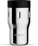 BOBBER 12 oz Stainless Steel Coffee Tumbler – Dishwasher Safe, Insulated Tumbler with Screw Top Twist 360 Drinking Lid – BPA-Free Thermo Coffee Mug Cup Leak-Proof, Spill-Proof for Women, Men (Glossy) - Image 2