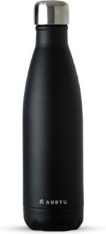 Best in Class Triple-Walled Insulated Stainless Steel Water Bottle, Keeps your Drinks Cold for up to 24 Hours and Hot for up to 12 Hours, Leak Proof, Make a Difference in the World, Black, 17oz - Image 2