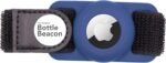 Bottle Beacon® Water Bottle Tracker Strap – Compatible with Apple AirTag, Fits Owala, Stanley, Hydro Flask, Yeti & Nalgene Bottles (Dark Blue) - Image 2