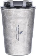 Boundless Voyage Titanium Insulated Travel Coffee Mug with Lid Double Wall Cup Reusable & Leak Proof Cup, Keeps Liquids Hot or Cold Ti3235D - Image 2