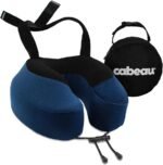 Cabeau Evolution S3 Travel Pillow – Straps to Airplane Seat – Ensures Your Head Won’t Fall Forward – Relax with Plush Memory Foam – Quick-Dry Fabric Keeps You Cool and Dry (Indigo)… - Image 2