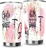 Christian Gifts for Women,Faith Affirmation Stainless Steel Coffee Tumbler Travel Mug Water Bottle for Mom Wife Jesus Religious Gift 20oz - Image 2