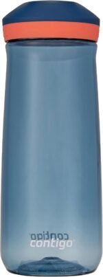 Contigo Kids’ Micah Water Bottle with Leak-Proof Lid, 20oz, Blueberry/Coral - Image 2