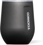 Corkcicle Stemless Wine Tumbler - Keeps Drinks Cold for 6 Hours - Triple-Insulated Stainless Steel - Non-Slip Base - Summer Drinkware Gift - Keeps Drinks Ice Cold - 12 oz - Matte Black - Image 2