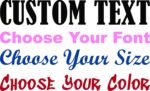 Custom Personalized Text Name Vinyl Decal Sticker Compatible with Tumbler Cup, Laptop, RV, Trucks, Phones, Boats, Helmets, Bottles, Cars, Kayaks, Mailbox and More - Image 2