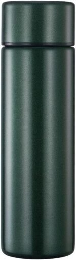Cute Thermos Water Bottle - 5 Oz Mini Insulated Stainless Steel Bottle - Keeps Cold for 12 hours, Hot for 6 hours, Perfect for Purse or Kids Lunch Bag (Emerald Green) - Image 2