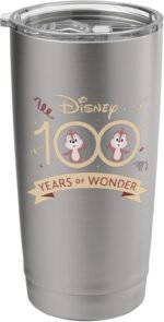 Disney 100 Years of Wonder Chip 'n Dale Muted Cute D100 Stainless Steel Insulated Tumbler - Image 2