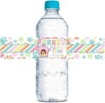 Dog House Puppy Dog Themed Waterproof Water Bottle Sticker Wrappers for Girls, 20 1.75" x 8.5" Wrap Around Labels by AmandaCreation - Image 2