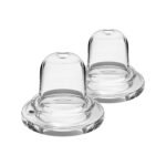 Dr. Brown’s Milestones Options+ Sippy Spouts, 2-Pack Narrow, Soft 100% Silicone Baby Bottle Sippy Spout, 6m+ - Image 2