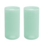 Dr. Brown's Options+ Narrow Glass Bottle Sleeves, 100% Silicone, Mint, BPA-Free, 8 oz, 2-Pack - Image 2