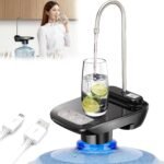 Electric Water Dispenser Pump | Low Noise Tech - Auto USB Charging & Leak-Proof Portable for 3-5Gallon Jugs | Home, Office, Kitchen, Travel & Camping (Black)​​ - Image 2