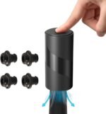 Electric Wine Saver Pump with 4 Vacuum Wine Stopper Reusable Wine Bottle Stopper Preserver Keeps Fresher for Longer (Set-01) - Image 2