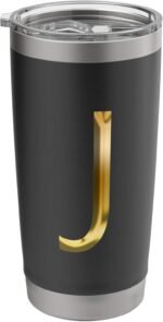 Elegant letter J Stainless Steel Insulated Tumbler - Image 2