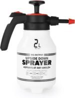 FOSHIO 0.53 Gallon Garden Pump Sprayer, 2L Portable Hand Pump Pressure Water Spray Bottles with Adjustable Nozzle Trigger Lock Sprayer for Home, Lawn and Car Detailing - Image 2