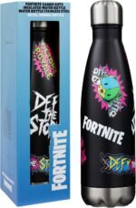 Fortnite Water Bottle for Adults & Teens 500ml, Insulated Stainless Steel Metal Flask for 24 Hours Hot & Cold Drinks, Eco-Friendly BPA Free, Gifts for Her & Him (Black Fortnite) - Image 2
