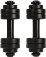 GANAZONO Dumbbell Shaped Sports Water Bottle 2-Pack Leak Proof Fitness Water Kettles for Yoga Workout Filled with Liquid 10.43X3.74X3.74In Odorless Wear-Resistant Design - Image 2