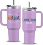 Gifts For Nana Tumbler 40oz, Nana Gifts from Grandkids, Birthday Christmas Mothers Day Gift for Grandma Cup For Women - Image 2