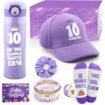 Gifts for 10 Year Old Girl, 10 Year Old Girl Birthday Gifts for Daughter Niece with IN MY DOUBLE DIGITS ERA Water Bottle Baseball Cap Greeting Cards, 10th Birthday Teen Girls Gift Ideas - Image 2