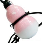 Gradient Gourd Water Bottle with Strap, 580ml Portable Sport Water Bottle, 316 Stainless Steel Cup for Hot & Cold Drinks Drop Proof Leak Proof Gourd Drinking Bottle for Travel (Gradient Pink) - Image 2