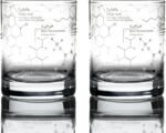 Greenline Goods Whiskey Glasses - 10 oz Tumbler Gift Set – Science of Whisky Glasses (Set of 2) Etched with Whiskey Chemistry Molecules | Old Fashioned Rocks Glass - Image 2