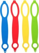 Happyyami Silicone Water Bottle Handle Strap Portable Bottle Sleeve with Elastic Lanyard for Hiking Running Outdoor Activities - Image 2