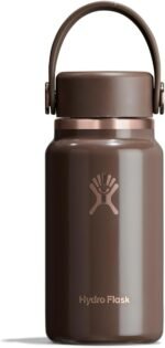 Hydro Flask Micro Bottle - Leak Proof Purse or Pocket Flask - Insulated Mini Water Bottle 6.7 Oz Chocolate Rose Gold - Image 2