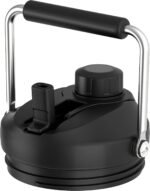 Jmoe USA Improved Jug Lid for Yeti Half Gallon and One Gallon Rambler Jugs | 2 in 1 Replacement Lid | Large Chug Spout and Leakproof Flip Straw | BPA Free Plastic | Includes 4 Straws - Image 2