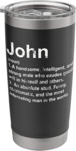 John Definition Personalized Name John Stainless Steel Insulated Tumbler - Image 2