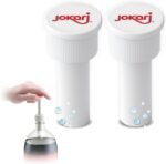 Jokari Fizz Keeper Pump Cap for 2 Liter Soda Bottles 2 Pack Pressurizing Carbonation Saver for Soft Drinks Reusable Cap Keeps Soda Fizzy Dishwasher Safe for 1 to 2 Liter Bottles - Image 2