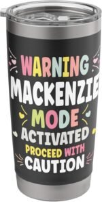 MACKENZIE Personalized Women's Gift Custom MACKENZIE Stainless Steel Insulated Tumbler - Image 2