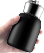 Mifoci 1 Pcs 10oz Mini Water Bottles Stainless Steel Slim Insulated Thermal for Hot Cold Drink Thermal Small Vacuum Portable Water Bottle for Women Gifts Travel Camping Hiking (Black) - Image 2